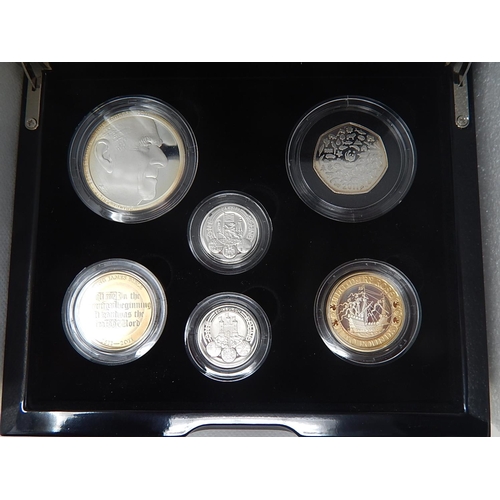 91 - 2011 Silver Proof Celebration Set practically as struck in original box with COA