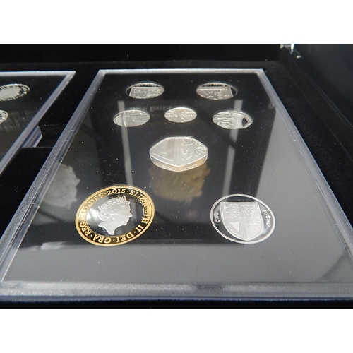 99 - 2015 Silver Proof 1st Edition Fifth Circulation Coinage Set practically as struck in original box wi... 