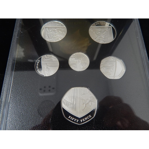 99 - 2015 Silver Proof 1st Edition Fifth Circulation Coinage Set practically as struck in original box wi... 