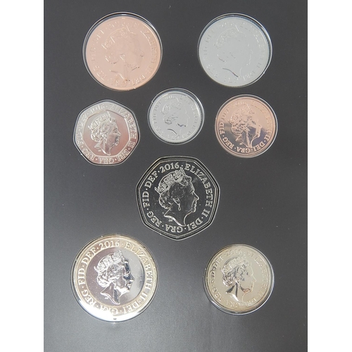 117 - 2016 Annual coin set (16 coins) Brilliant Uncirculated