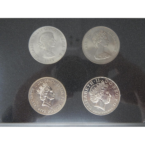 128 - 2013 4 coin set Portrait of the Queen