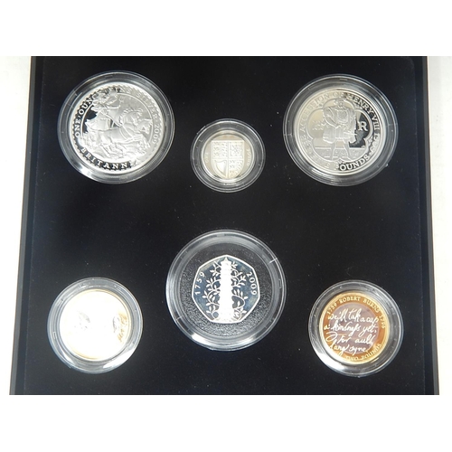 129 - 2009 Silver Proof UK Family Collection practically as struck in original box with COA