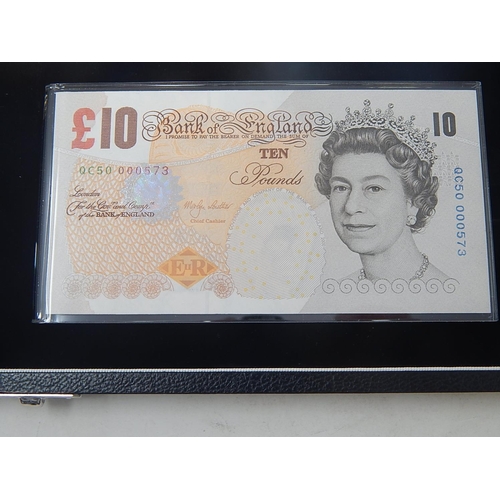 135 - 2003 Silver Crown and Ten Pound Note