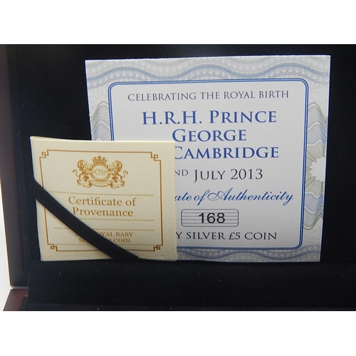 138 - 2013 HRH Prince George of Cambridge £5