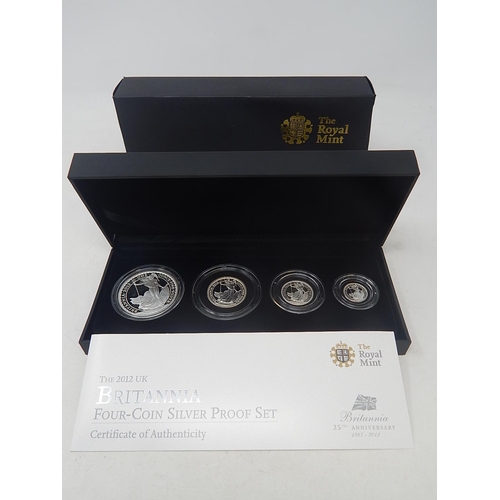 141 - 2012 Britannia Set practically as struck in original box with COA