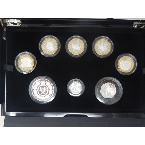 151 - 2006 Piedfort Proof Set of 16 coins practically as struck in original box with COA