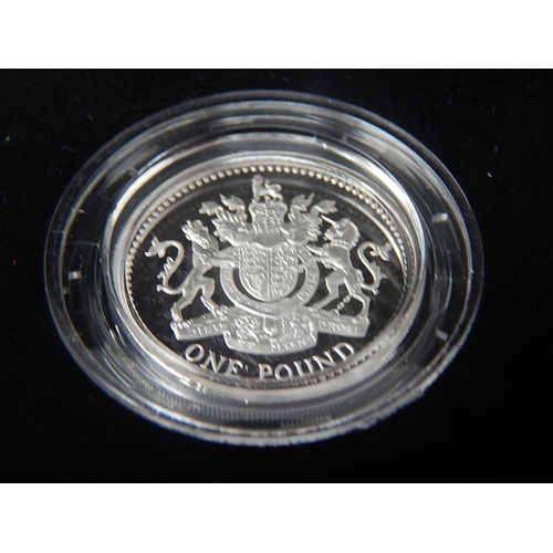 152 - 2013 Silver Proof 3 coin set 30th Anniversary of the Pound coin