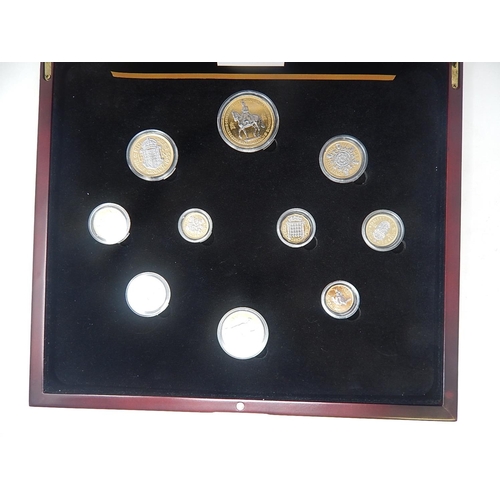 155 - 1953 Gold Plated Set of coins (Bradford Exchange)