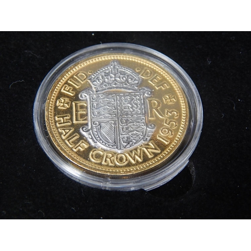 155 - 1953 Gold Plated Set of coins (Bradford Exchange)