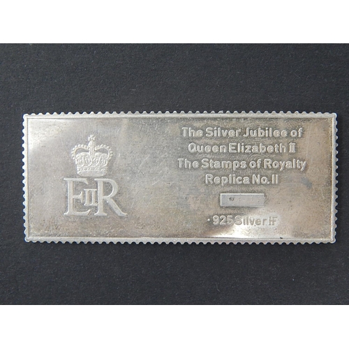 15 - Silver One Pound Stamp: Hallmarked London 1977