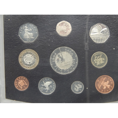 99F - UK Deluxe Proof Coin Collection 2000