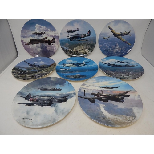 141 - 8 x Commemorative Military Plates by Royal Doulton & Coalport