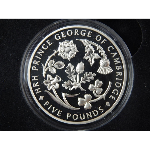 177 - Jersey Silver Proof £5 coin George of Cambridge