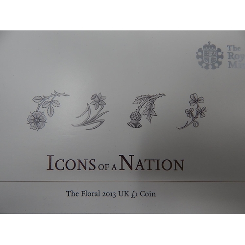 190 - Icons 2013 £1 coins