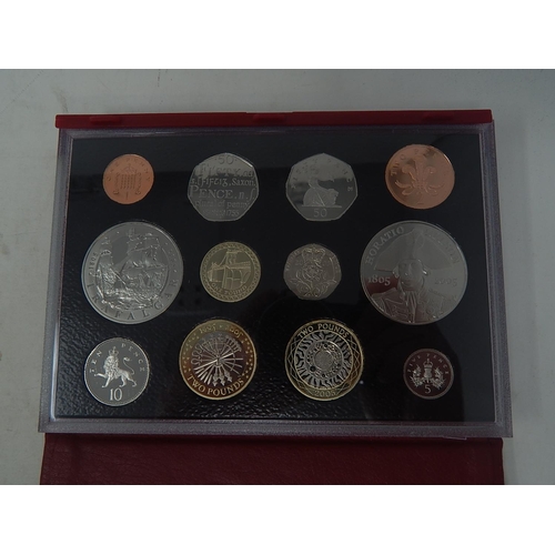 191 - 2005 de-luxe Proof Set  practically as struck in original box with COA