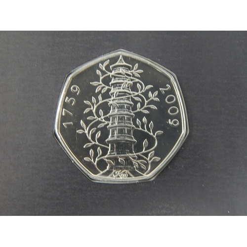 212 - 2009 Kew Gardens 50p Brilliant Uncirculated