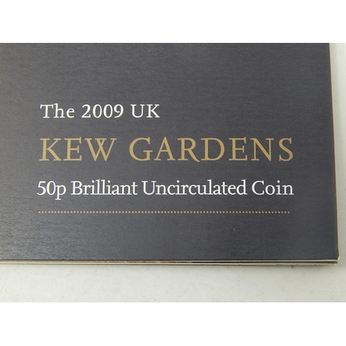 212 - 2009 Kew Gardens 50p Brilliant Uncirculated