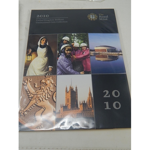 223 - Emblems of Britain; Royal Shield of Arms 2010 and 2013 Uncirculated Sets