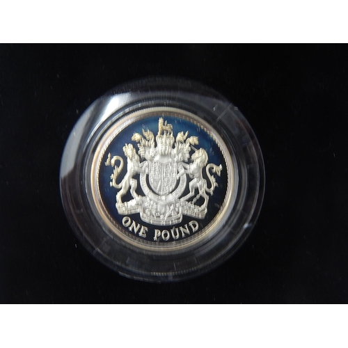 232 - Silver Proof Pounds 1986, 1987, 1988, 1991; 1993 Proof Silver Crown; 1998 Piedfort £1