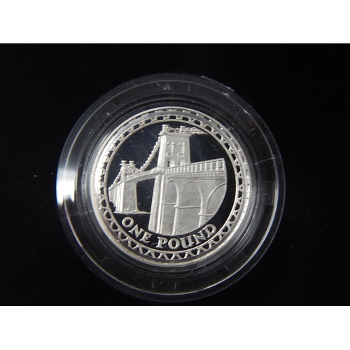 247 - 2007 Silver Proof Pound collection practically as struck in original cases of issue with COA