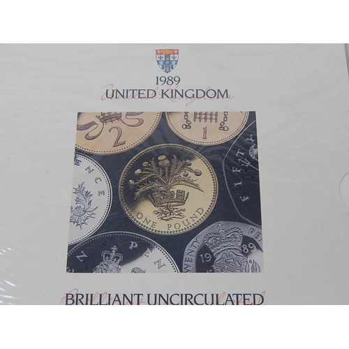 253 - Brilliant Uncirculated Year packs 1982, 1983, 1984, 1985, 1986, 1987, 1988, 1989, 1990 and 1994