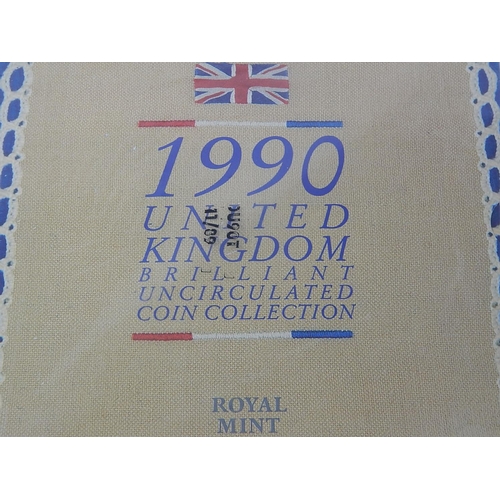 253 - Brilliant Uncirculated Year packs 1982, 1983, 1984, 1985, 1986, 1987, 1988, 1989, 1990 and 1994