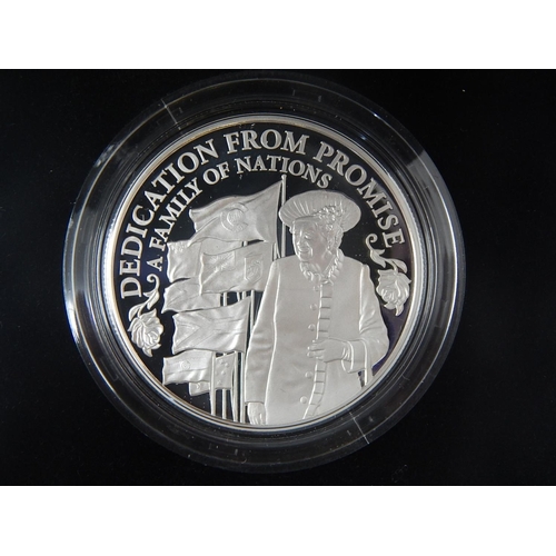 261 - 90th Birthday 4 coin Silver Proof Set and £20 coin practically as struck in original cases of issue ... 