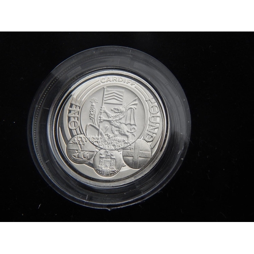 266 - 2011 Silver Proof £1; 2011 Silver Proof Piedfort £1 practically as struck in original cases of issue... 