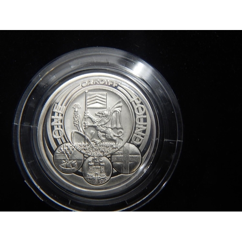 266 - 2011 Silver Proof £1; 2011 Silver Proof Piedfort £1 practically as struck in original cases of issue... 