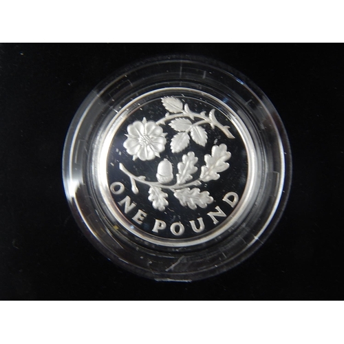 278 - 2013 £1 Silver Proof; 2014 £1 Piedfort practically as struck in original cases of issue with COA