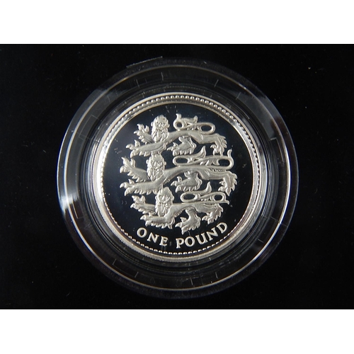 302 - Silver Proof Pounds 1984; 1990; 1997; 2000 and 2003