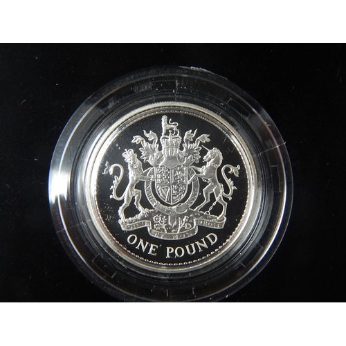 302 - Silver Proof Pounds 1984; 1990; 1997; 2000 and 2003