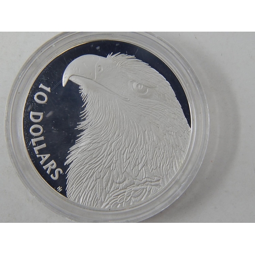 32 - Australia Proof Siver $5 1994; $10 Silver Proof 1994; Perth Mint Square Silver Kookaburra 2005