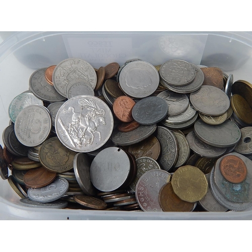 62 - Two Tubs Containing a Large Quantity of Unsorted Coins