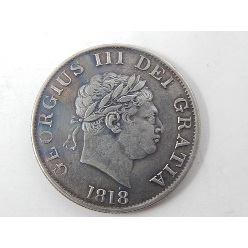 64 - 1818 George III Silver Half Crown