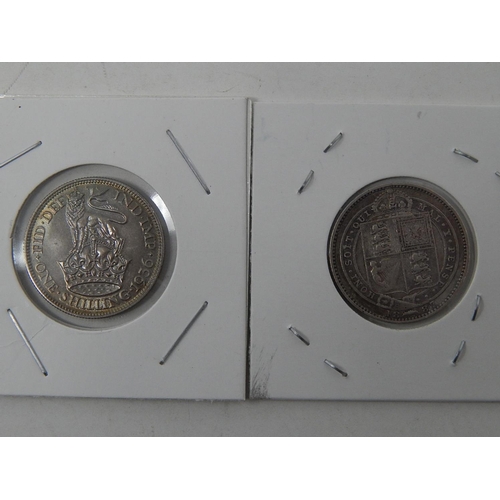 69 - 1887 Shilling + 1936 Shilling