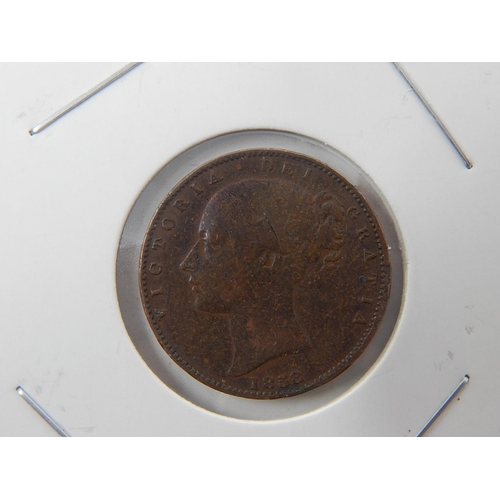 72 - Farthings: 1858/1885/1901 + Half Farthing 1844