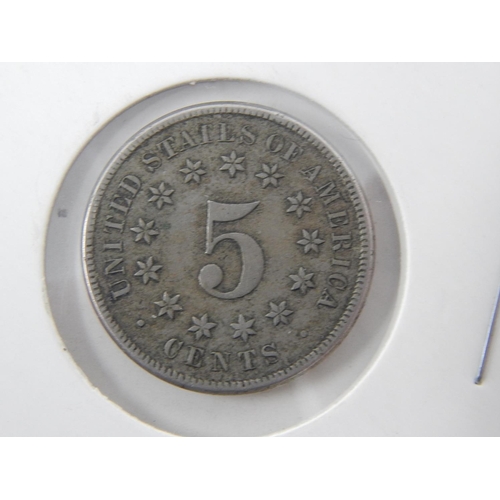 74 - USA: 5 Cents 1869