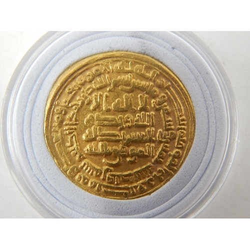 75 - Abbasid Gold Dinar Samarqand