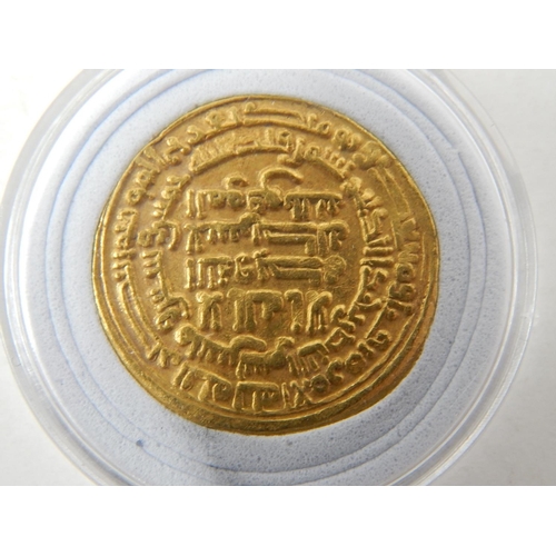 75 - Abbasid Gold Dinar Samarqand