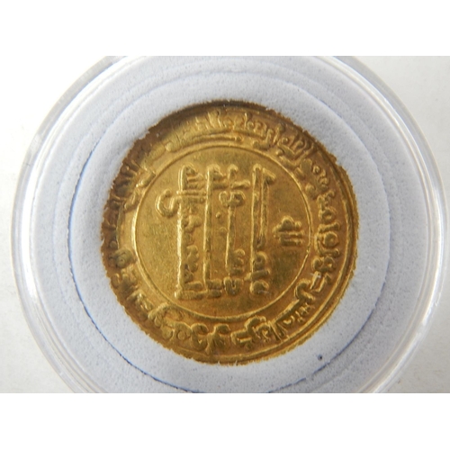 75 - Abbasid Gold Dinar Samarqand