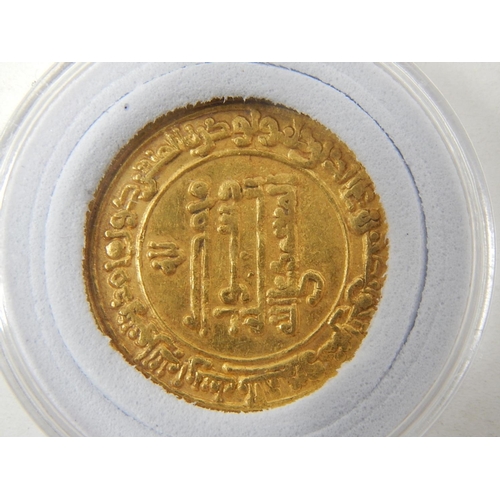 75 - Abbasid Gold Dinar Samarqand