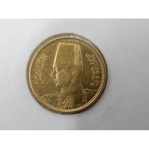 76 - King Farouk: Egypt Piastres 1937 x 10