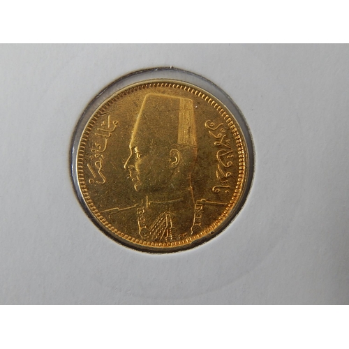 78 - King Farouk: Egypt Piastres 1937 x 10