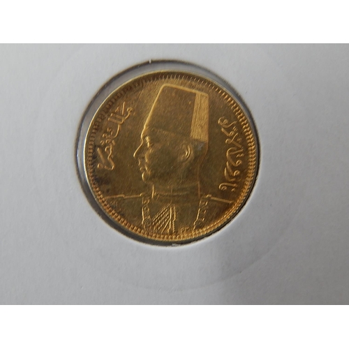 86 - King Farouk: Egypt Piastres 1937 x 10