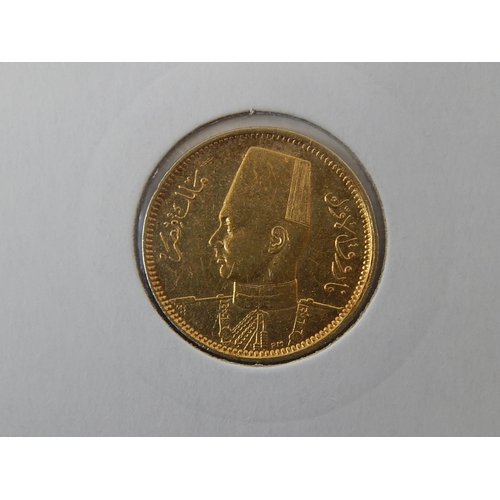 90 - King Farouk: Egypt Piastres 1937 x 5