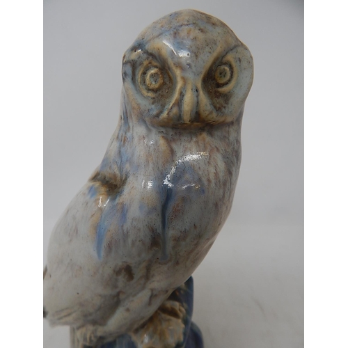 541 - Ceramic Figure of an Owl. Incised to Base WW: Height 22cm