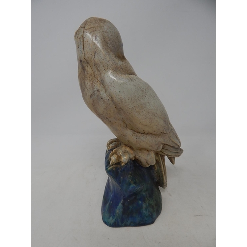 541 - Ceramic Figure of an Owl. Incised to Base WW: Height 22cm