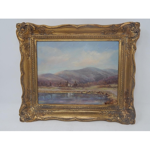 547 - JALFREE: Oil on Board within Gilt Moulded Frame: Measures 33cm x 28cm