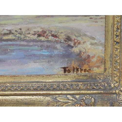 547 - JALFREE: Oil on Board within Gilt Moulded Frame: Measures 33cm x 28cm